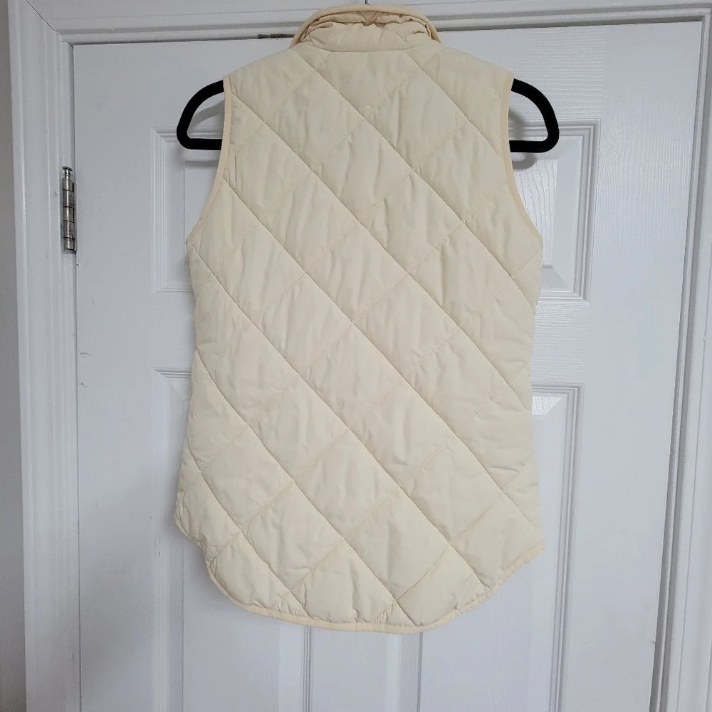 J.crew Mercantile Quilted Zip Up Vest .